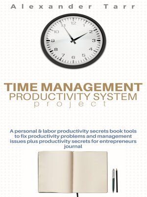 cover image of Time Management Productivity System Projec